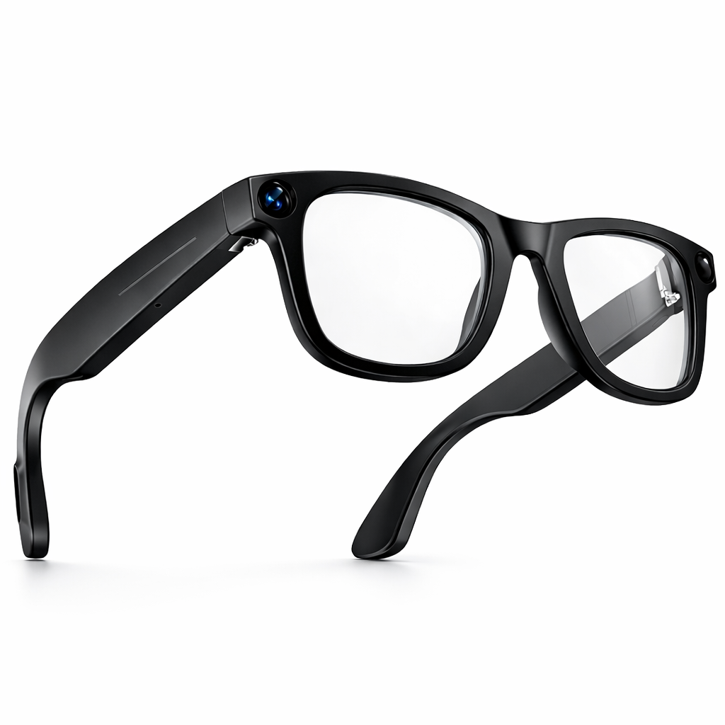 Gafas Inteligentes con Cámara y IA – SmartView Pro | Bluetooth, Traducción y Audio Integrado