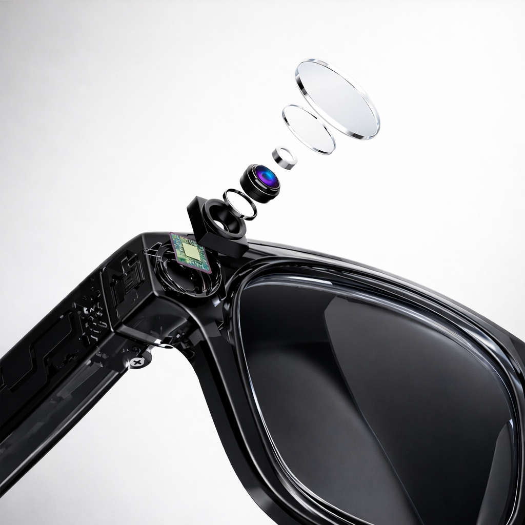 Gafas Inteligentes con Cámara y IA – SmartView Pro | Bluetooth, Traducción y Audio Integrado