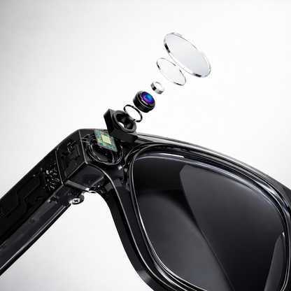 Gafas Inteligentes con Cámara y IA – SmartView Pro | Bluetooth, Traducción y Audio Integrado