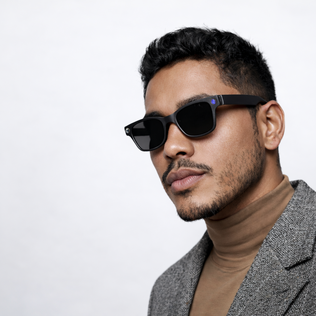 Gafas Inteligentes con Cámara y IA – SmartView Pro | Bluetooth, Traducción y Audio Integrado