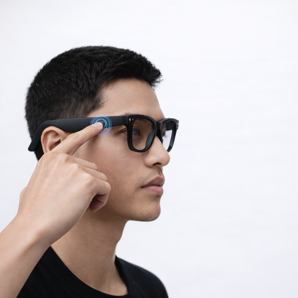 Gafas Inteligentes con Cámara y IA – SmartView Pro | Bluetooth, Traducción y Audio Integrado